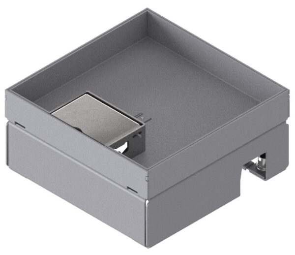 Produktbild UBD 167 251  -  Unterflur-Bodendose UBD 160 small inkl. Deckel mit Kante, geschlossen, 25mm Vertiefung und 1 Schnurauslass